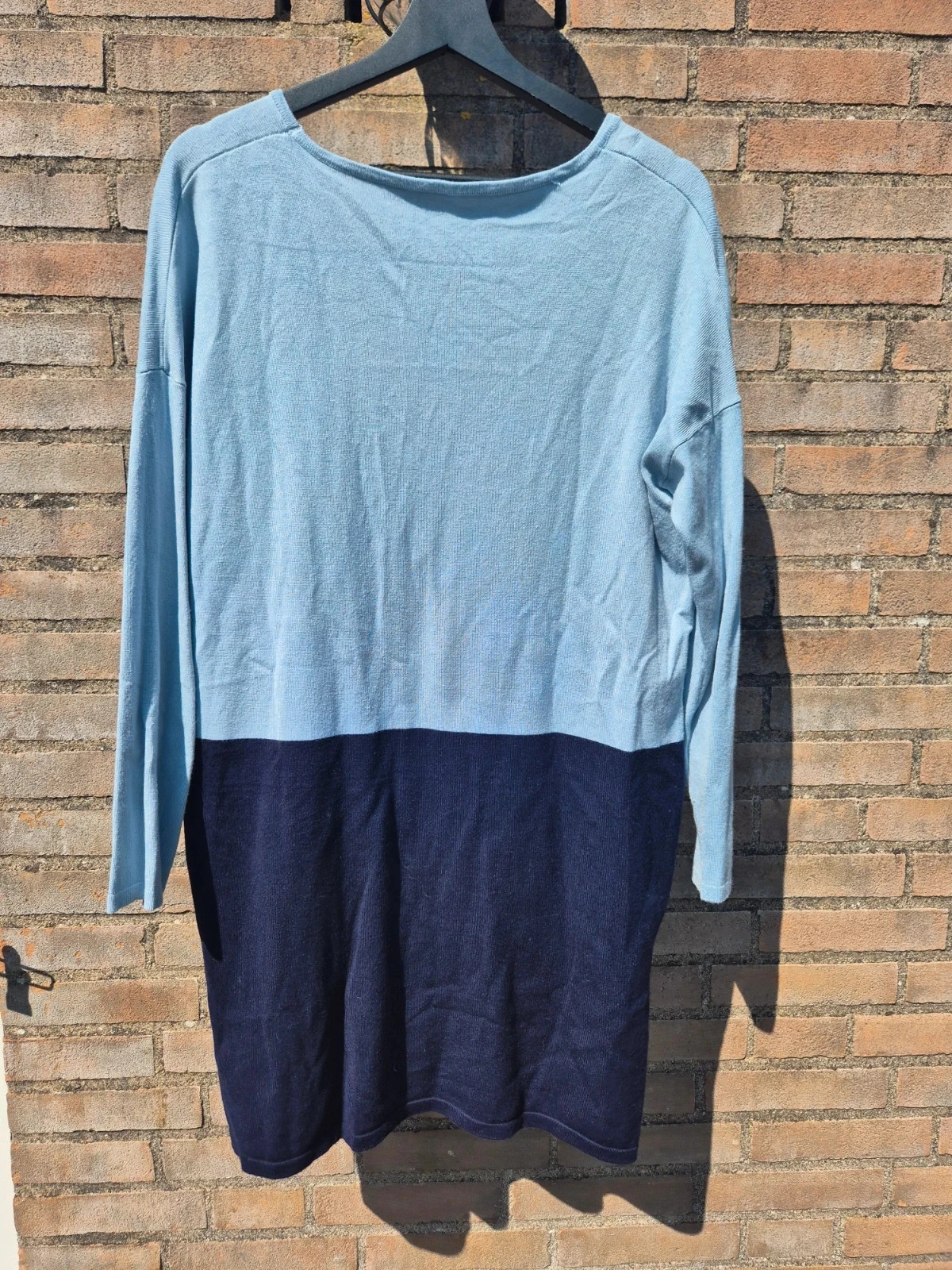 Túnica/suéter azul claro y azul oscuro – talla XL – photo 3